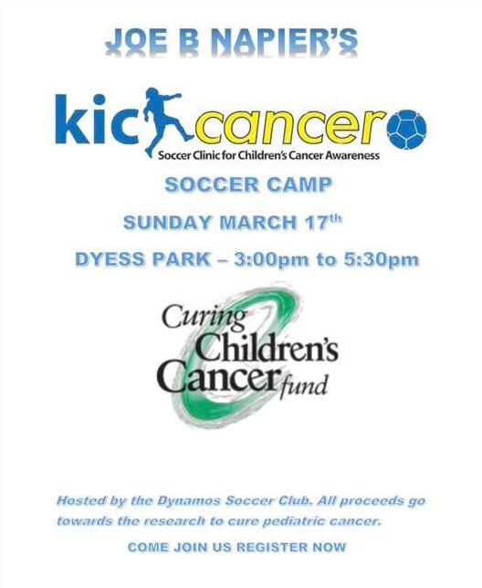 CoachesMemo Feb 22 19 Kick Cancer Camp
